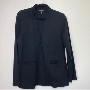 Eileen Fisher Black Knit Blazer